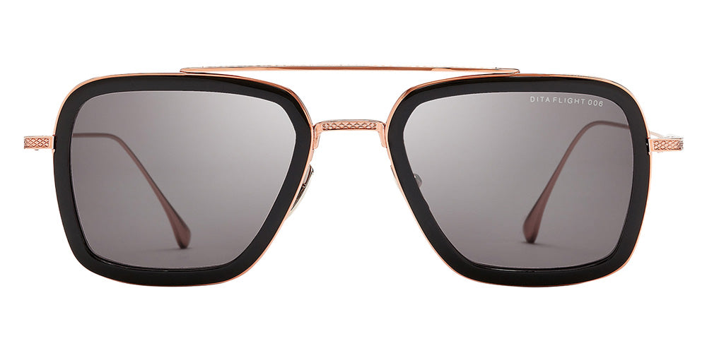 Dita® FLIGHT.006 Sunglasses DT 7806-E-BLK-RGD-52-Z 52 - Black-Rose Gold