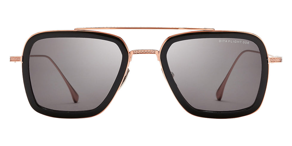 Dita® FLIGHT.006 Sunglasses DT 7806-E-BLK-RGD-52-Z 52 - Black-Rose Gold