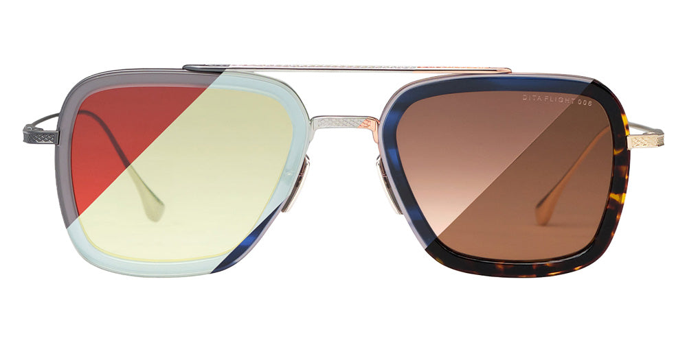 Dita® FLIGHT.006x Sunglasses DT 7806-E-BLK-RGD-52-Zx 52 - ROSE GOLD