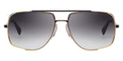 Dita® MIDNIGHT SPECIAL Sunglasses DT DRX-2010-M-BLK-GLD-60-Z 60 - Yellow Gold/Black Rhodium