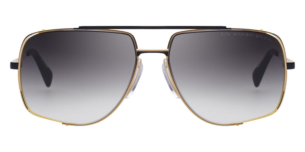 Dita® MIDNIGHT SPECIAL Sunglasses DT DRX-2010-M-BLK-GLD-60-Z 60 - Yellow Gold/Black Rhodium