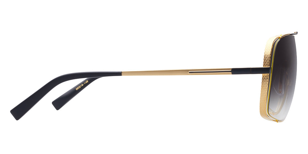 Dita® MIDNIGHT SPECIAL Sunglasses DT DRX-2010-M-BLK-GLD-60-Z 60 - Yellow Gold/Black Rhodium