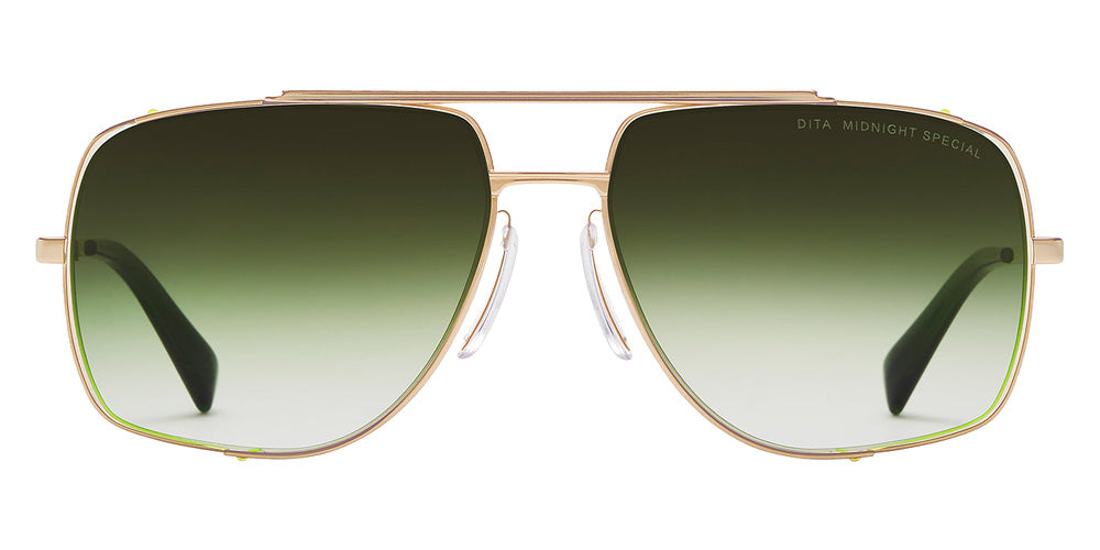 Dita® MIDNIGHT SPECIAL Sunglasses DT DRX-2010-P-MOS-60 60 - White Gold/Crystal Black Moss
