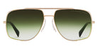 Dita® MIDNIGHT SPECIAL Sunglasses DT DRX-2010-P-MOS-60 60 - White Gold/Crystal Black Moss