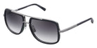 Dita® MACH-ONE Sunglasses DT DRX-2030-E-BLK-SLV-59-Z 59 - Matte Black Antique Silver