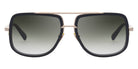 Dita® MACH-ONE Sunglasses DT DRX-2030-F-BLK-12K-59-Z 59 - Matte Black Antique 12K Gold