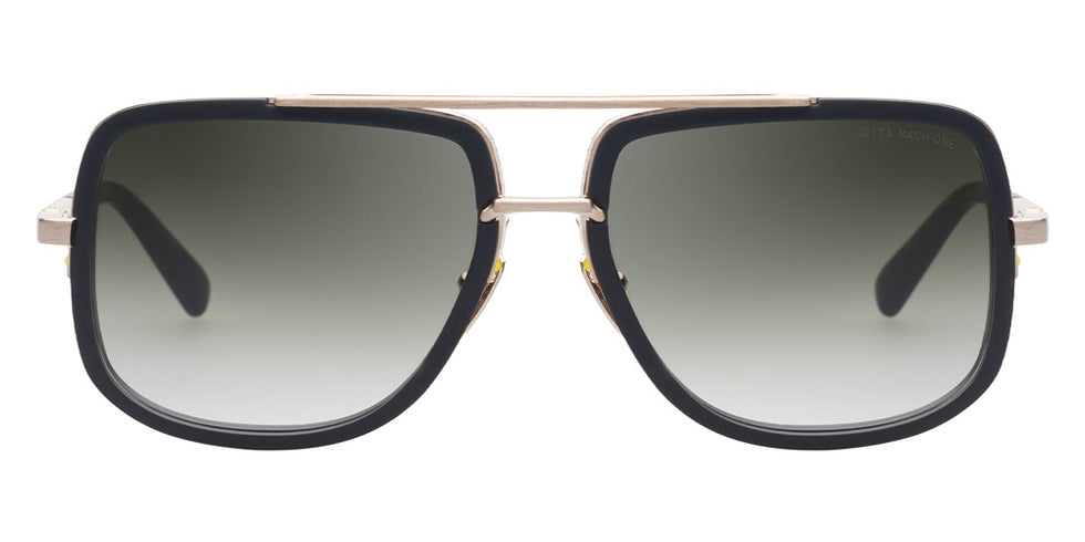 Dita® MACH-ONE Sunglasses DT DRX-2030-F-BLK-12K-59-Z 59 - Matte Black Antique 12K Gold