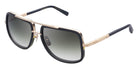Dita® MACH-ONE Sunglasses DT DRX-2030-F-BLK-12K-59-Z 59 - Matte Black Antique 12K Gold