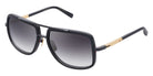 Dita® MACH-ONE Sunglasses DT DRX-2030-G-BLK-18K-59-Z 59 - Matte Black Matte Black 18K Temples