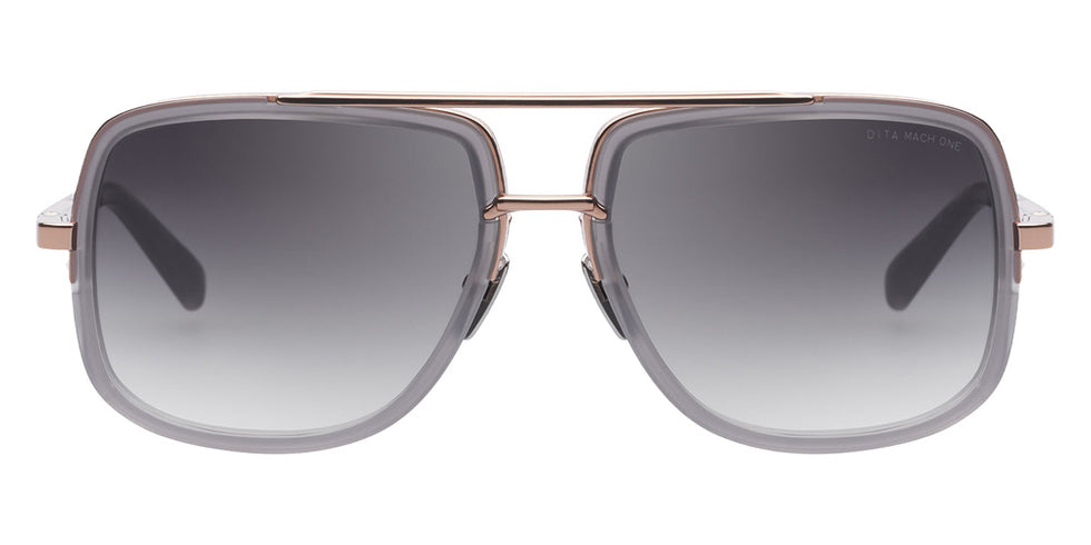 Dita® MACH-ONE Sunglasses DT DRX-2030-S-GRY-RGD-59-Z 59 - Satin Crystal Grey Rose Gold