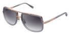 Dita® MACH-ONE Sunglasses DT DRX-2030-S-GRY-RGD-59-Z 59 - Satin Crystal Grey Rose Gold
