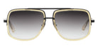 Dita® MACH-ONE Sunglasses DT DRX-2030-W-CLR-BLK-59 59 - Matte Black/Vintage Clear