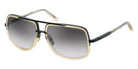Dita® MACH-ONE Sunglasses DT DRX-2030-W-CLR-BLK-59 59 - Matte Black/Vintage Clear