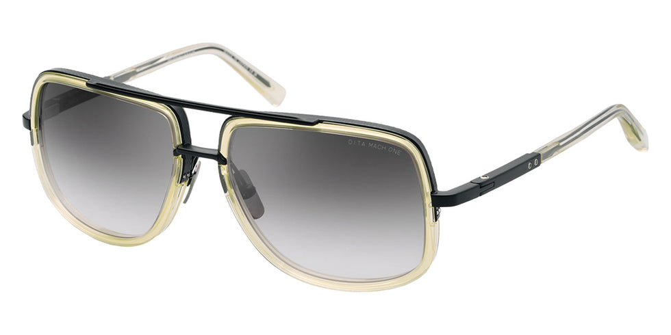 Dita® MACH-ONE Sunglasses DT DRX-2030-W-CLR-BLK-59 59 - Matte Black/Vintage Clear