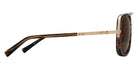 Dita® MACH-ONE Sunglasses DT DRX-2030-Y-GLD-TIM-59 59 - White Gold/Burnt Timber