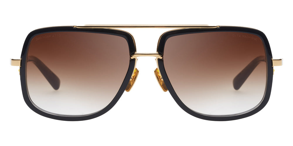 Dita® MACH-ONE Sunglasses DT DRX-2030B-59-Z 59 - Shiny 18K Gold Black