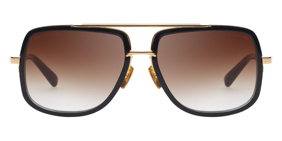 Dita® MACH-ONE Sunglasses DT DRX-2030B-59-Z 59 - Shiny 18K Gold Black