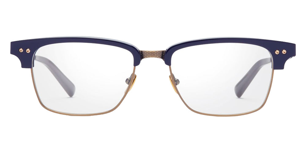 Dita® STATESMAN-THREE Eyeglasses DT DRX-2064-E-NVY-GLD-55-Z 55 - Navy/Antique Gold