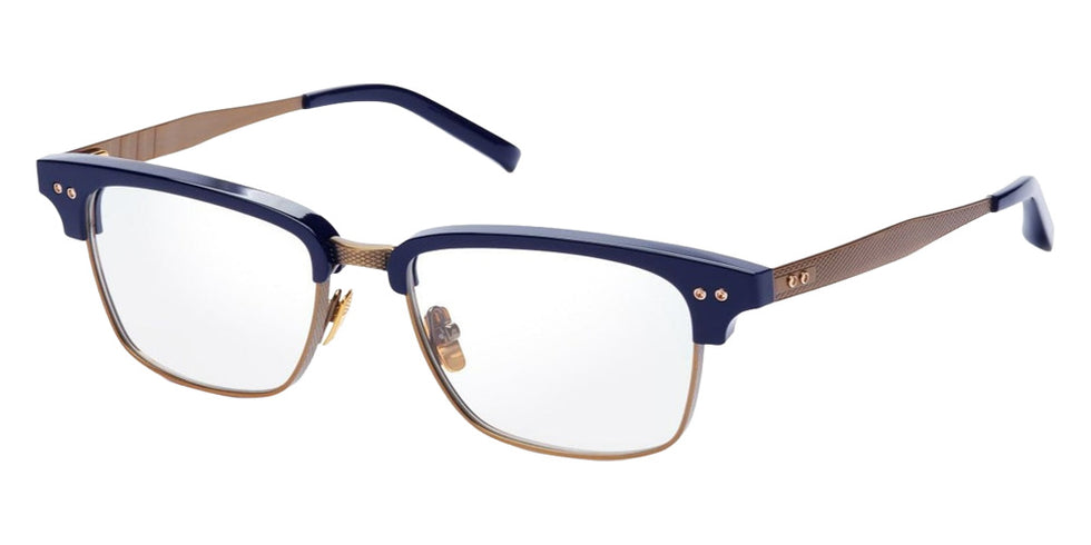 Dita® STATESMAN-THREE Eyeglasses DT DRX-2064-E-NVY-GLD-55-Z 55 - Navy/Antique Gold