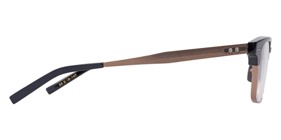 Dita® STATESMAN-THREE Eyeglasses DT DRX-2064-F-BLK-RGD-55-Z 55 - Black-Rose Gold