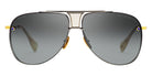 Dita® DECADE-TWO - INOVATI™ Sunglasses DT DRX-2082-A-SLV-GLD-62-NV-D 62 - Black Palladium/Yellow Gold