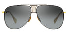 Dita® Decade-Two Sunglasses DT DRX-2082-A-SLV-GLD-62-Z 62 - Black Palladium/Yellow Gold