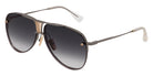 Dita® Decade-Two Sunglasses DT DRX-2082-M-SIL-GLD-62 62 - Antique Silver/White Gold