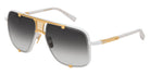 Dita® MACH-FIVE Sunglasses DT DRX-2087-J-WHT-GLD-64 64 - Matte White/Yellow Gold
