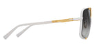 Dita® MACH-FIVE Sunglasses DT DRX-2087-J-WHT-GLD-64 64 - Matte White/Yellow Gold