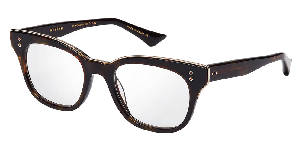Dita® Rhythm Eyeglasses DT DRX-3039-B-TRT-GLD-50-Z 50 - Dark Tortoise/Gold