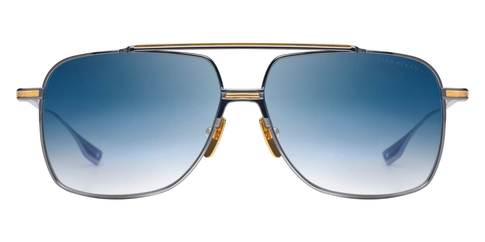 Dita® ALKAMX Sunglasses DT DTS100-A-02 61 - Black Rhodium Yellow Gold