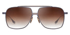 Dita® ALKAMX Sunglasses DT DTS100-A-03 61 - Black Iron White Gold