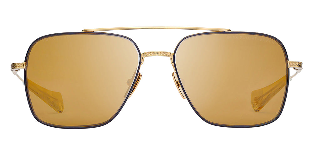 Dita® FLIGHT-SEVEN Sunglasses DT DTS111-57-04 57 - Gold/Black Enamel