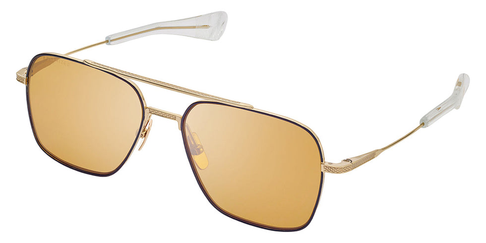 Dita® FLIGHT-SEVEN Sunglasses DT DTS111-57-04 57 - Gold/Black Enamel