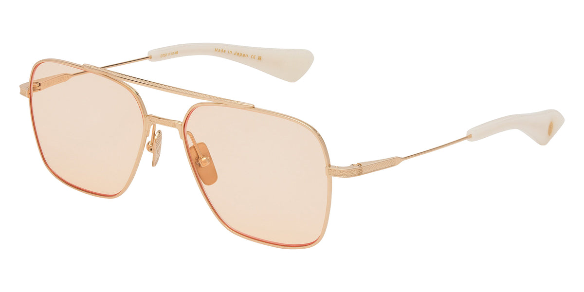 Dita® FLIGHT-SEVEN Sunglasses DT DTS111-57-08 57 - White Gold 2