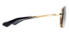 Dita® MACH-SIX Sunglasses DT DTS121-62-01-Z 62 - Yellow Gold/Black Rhodium