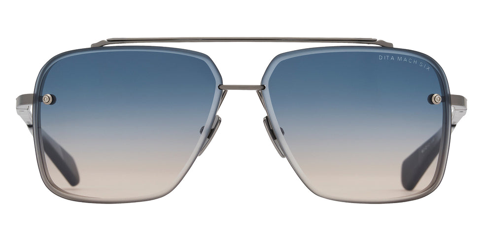 Dita® MACH-SIX Sunglasses DT DTS121-62-08 62 - Antique Silver/Raw Titanium
