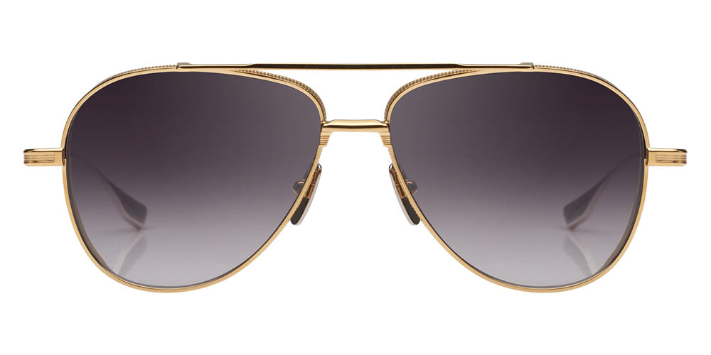 Dita® SUBSYSTEM Sunglasses DT DTS141-A-01 58 - Yellow Gold/Silver/Dark Gray Gradient