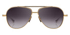 Dita® SUBSYSTEM Sunglasses DT DTS141-A-01 58 - Yellow Gold/Silver/Dark Gray Gradient