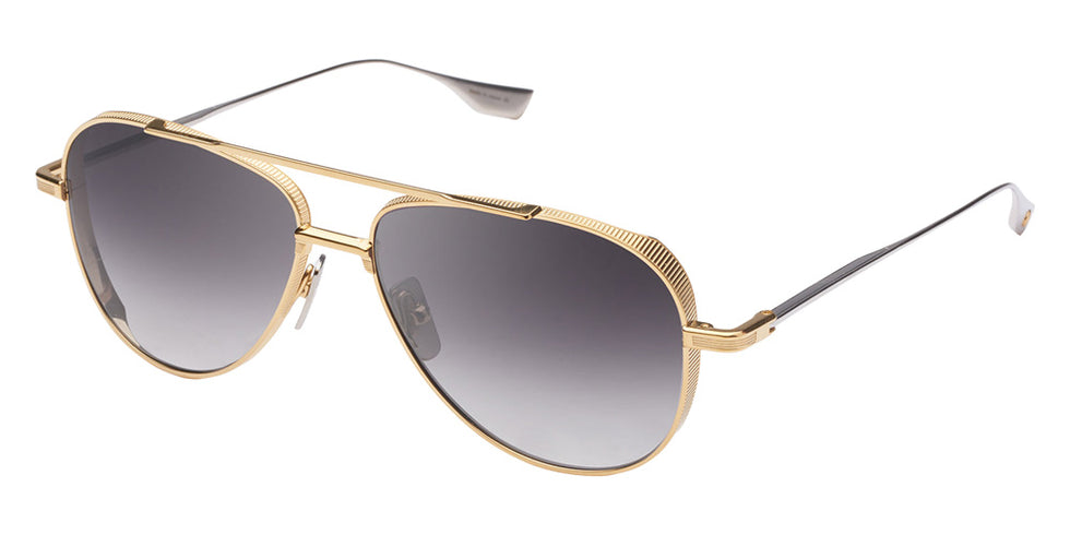 Dita® SUBSYSTEM Sunglasses DT DTS141-A-01 58 - Yellow Gold/Silver/Dark Gray Gradient