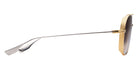 Dita® SUBSYSTEM Sunglasses DT DTS141-A-01 58 - Yellow Gold/Silver/Dark Gray Gradient