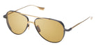 Dita® SUBSYSTEM Sunglasses DT DTS141-A-02 58 - Black Iron/Yellow Gold/Golden Amber