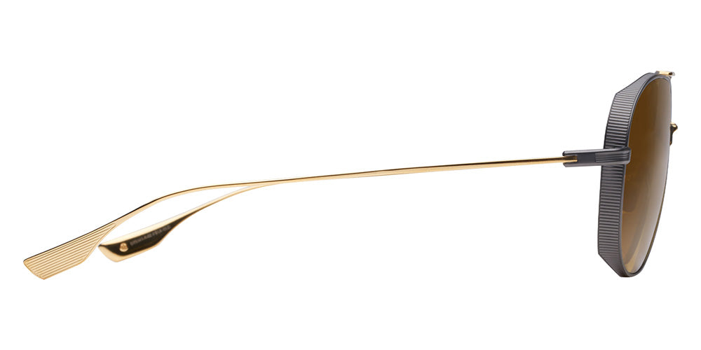 Dita® SUBSYSTEM Sunglasses DT DTS141-A-02 58 - Black Iron/Yellow Gold/Golden Amber