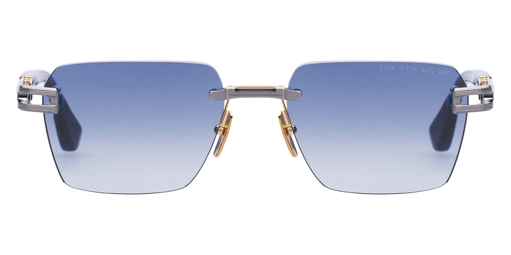 Dita® META-EVO ONE Sunglasses DT DTS147-A-02 56 - Antique Silver Blue Swirl