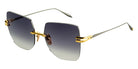Dita® EMBRA Sunglasses DT DTS155-A-01 58 - Yellow Gold/Black Rhodium