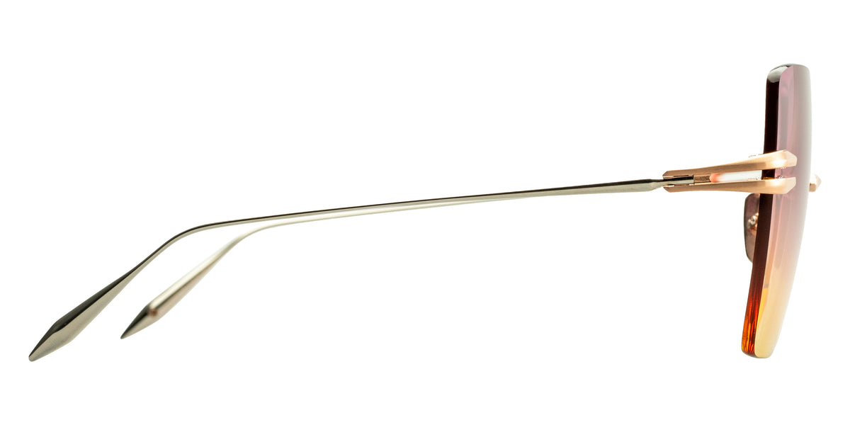 Dita® EMBRA Sunglasses DT DTS155-A-02 58 - Brushed Rose Gold/Silver