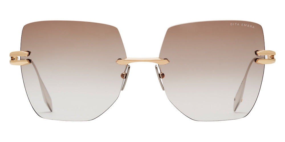 Dita® EMBRA Sunglasses DT DTS155-A-04 58 - White Gold/Silver