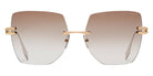 Dita® EMBRA Sunglasses DT DTS155-A-04 58 - White Gold/Silver