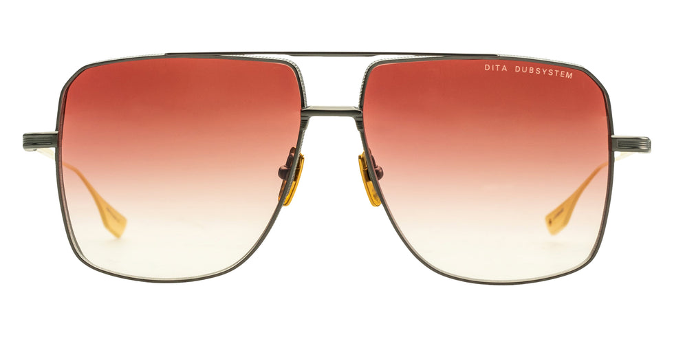 Dita® DUBSYSTEM Sunglasses DT DTS157-A-02 63 - Black Iron/Yellow Gold