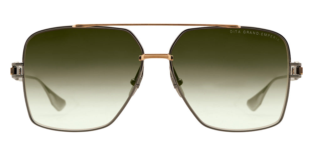 Dita® GRAND-EMPERIK Sunglasses DT DTS159-A-03 61 - Black Rhodium/Brushed White Gold